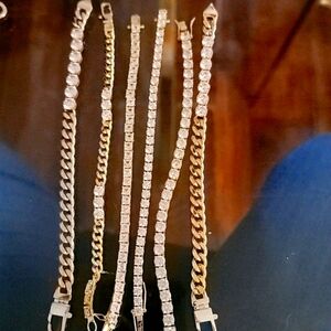 Gold Chain Bracelets 6.5 Melinda Maria 10 Bracelets  Price For 1 Not All